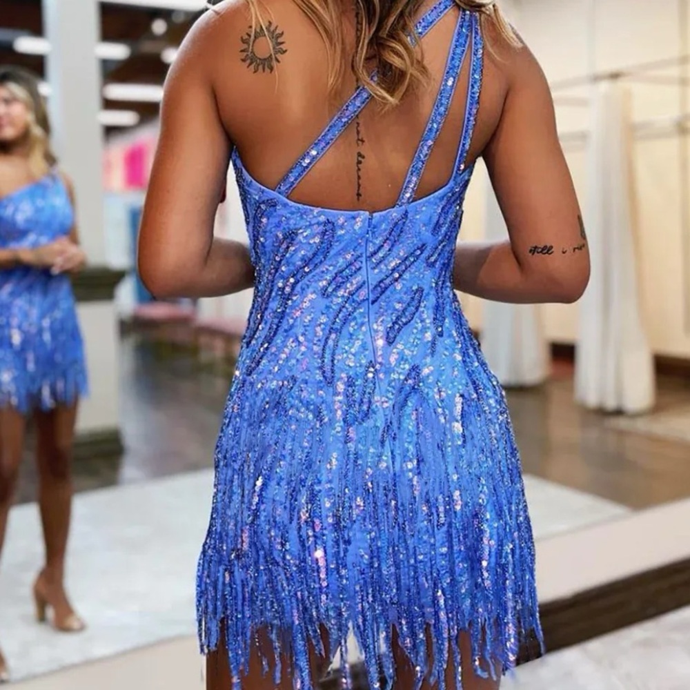 Blue Homecoming Dress